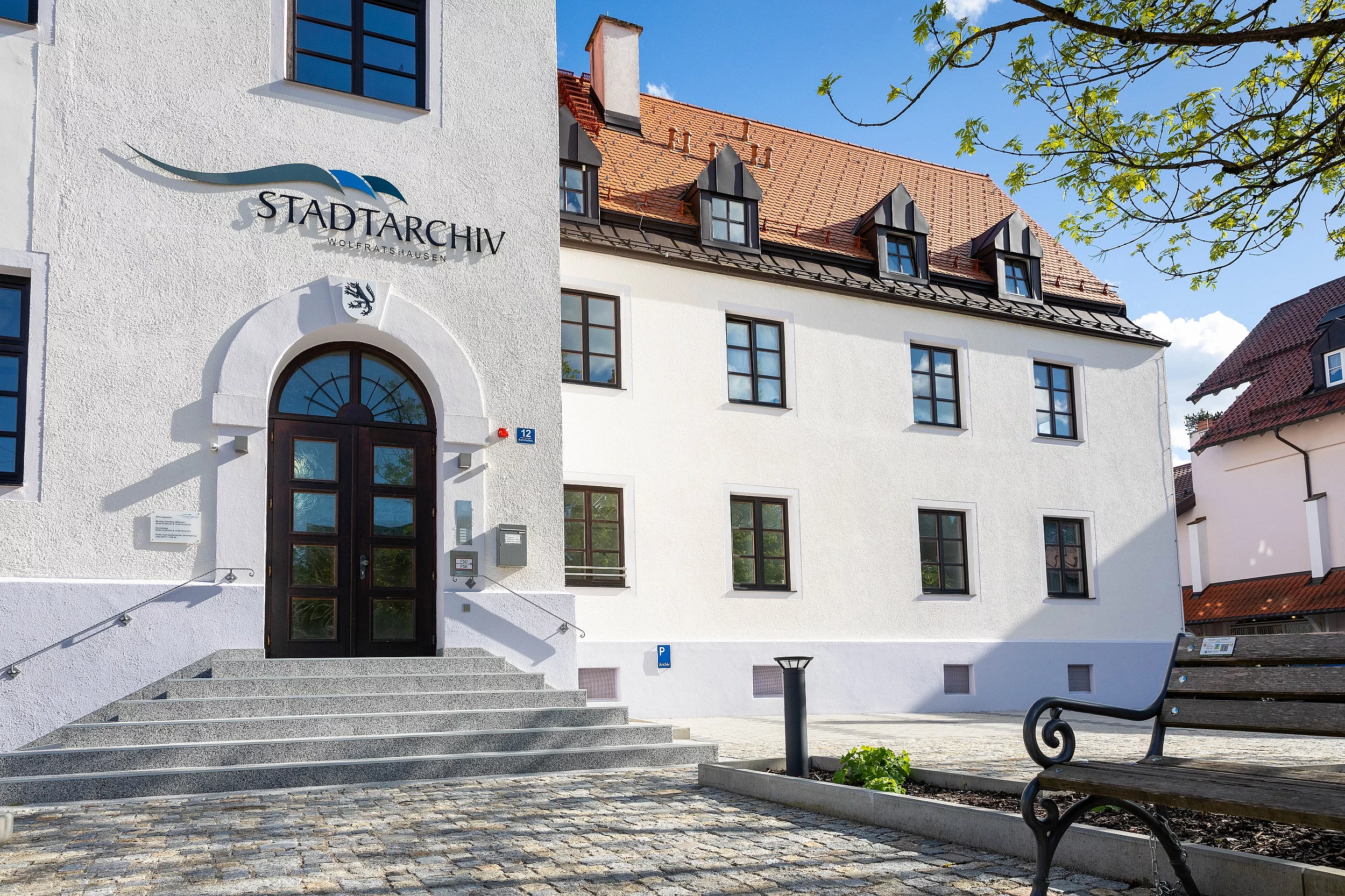 Eingang Stadtarchiv