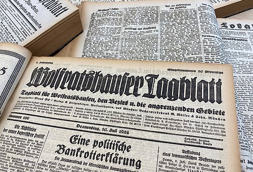 Titelseite Wolfratshauser Tagblatt