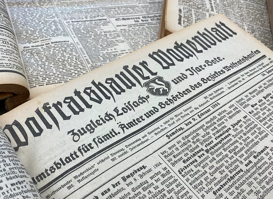 Titelseite Wolfratshauser Wochenblatt